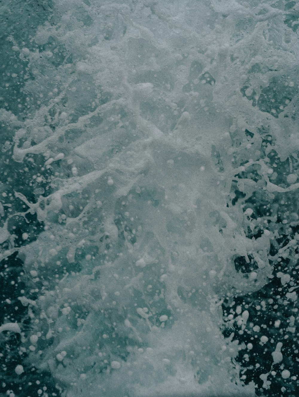 a view of the water from a boat