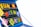 Brightly colored magnetic letters and shapes arranged on a black surface. Different colors and shapes give a playful and educational feel. Text reads 'FUN WITH KIDS' made up of various colorful letters and accompanied by several playful magnets depicting different objects.