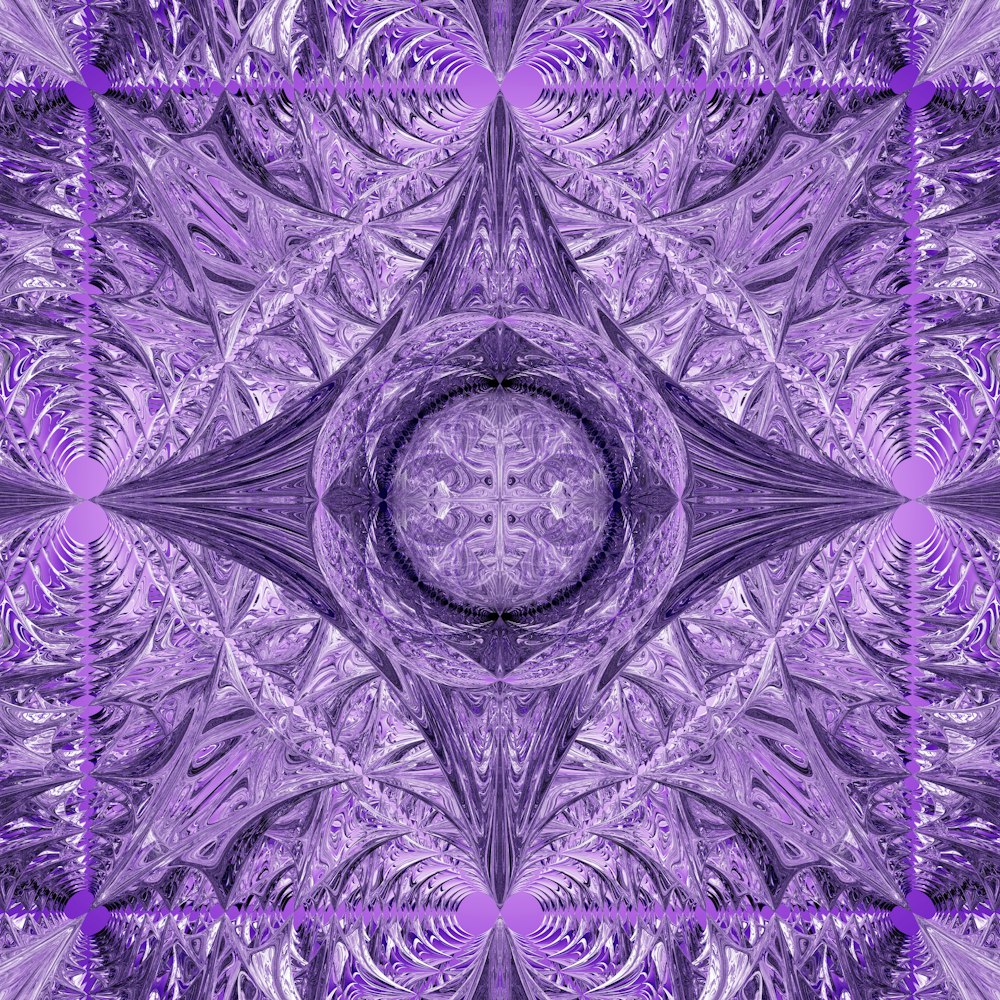 a purple and black picture of a flower