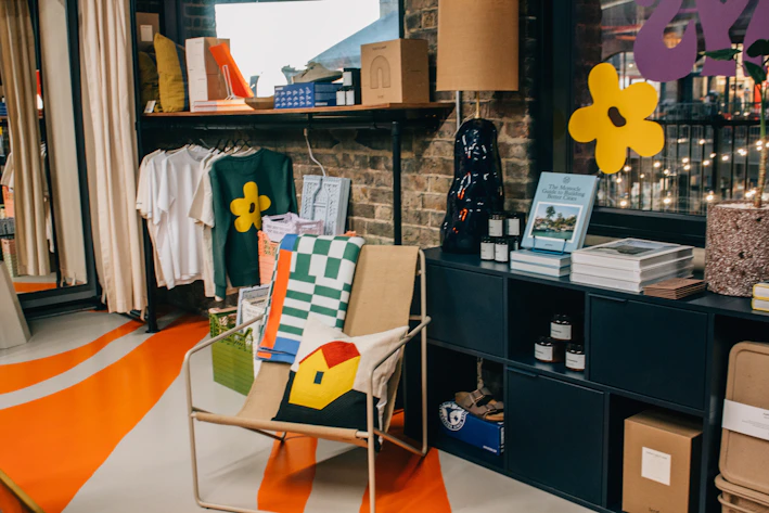 A cozy, sunlit corner displaying a curated selection of nimblenest products arranged invitingly.