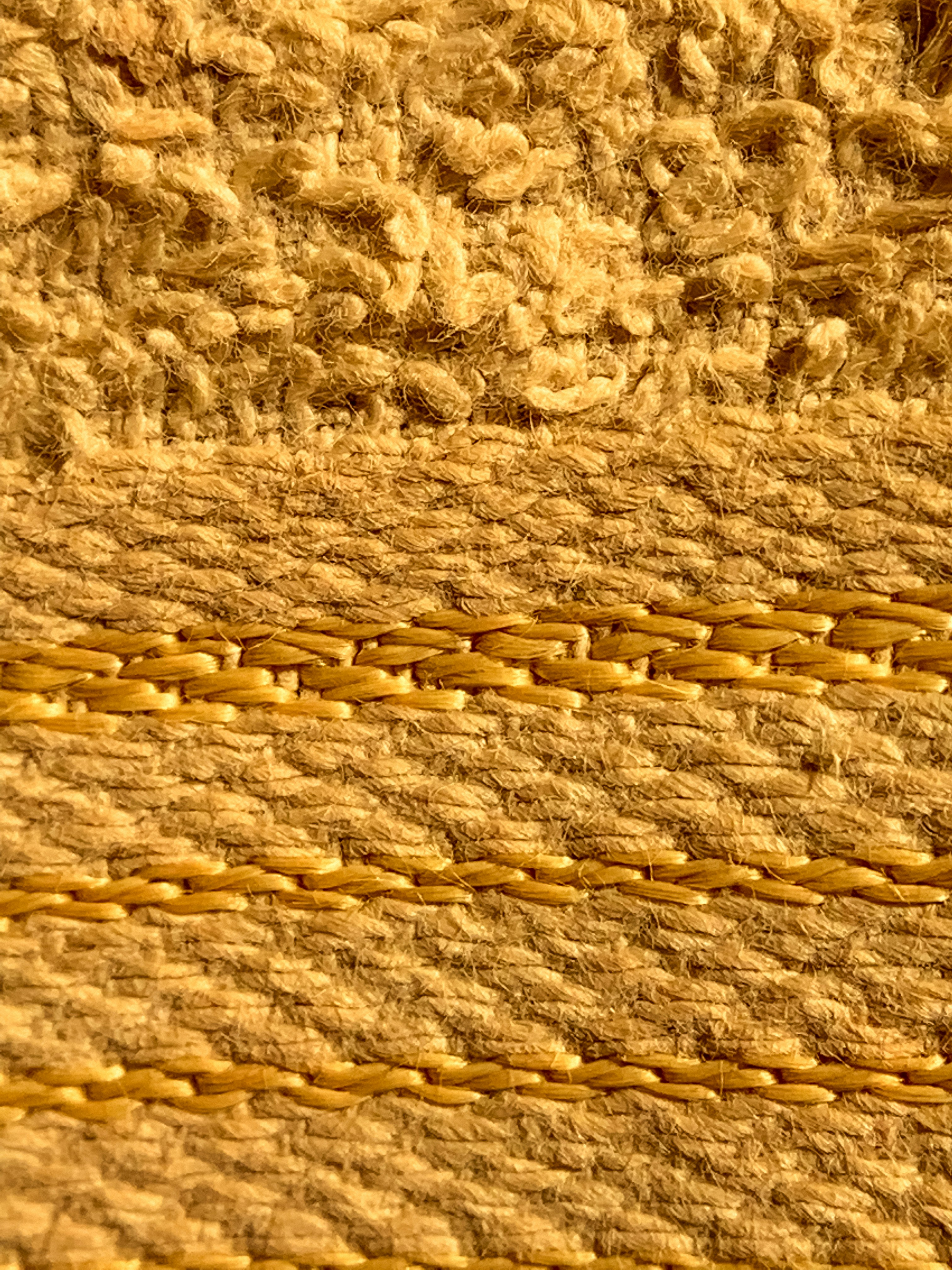 a close up of a piece of yellow fabric