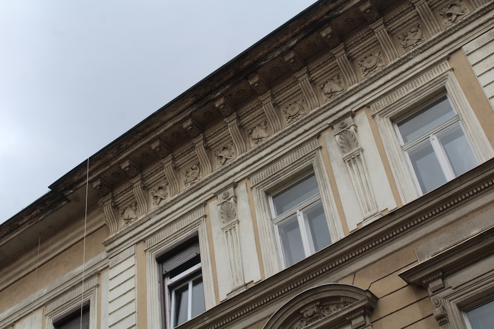 a building with a clock on the front of it