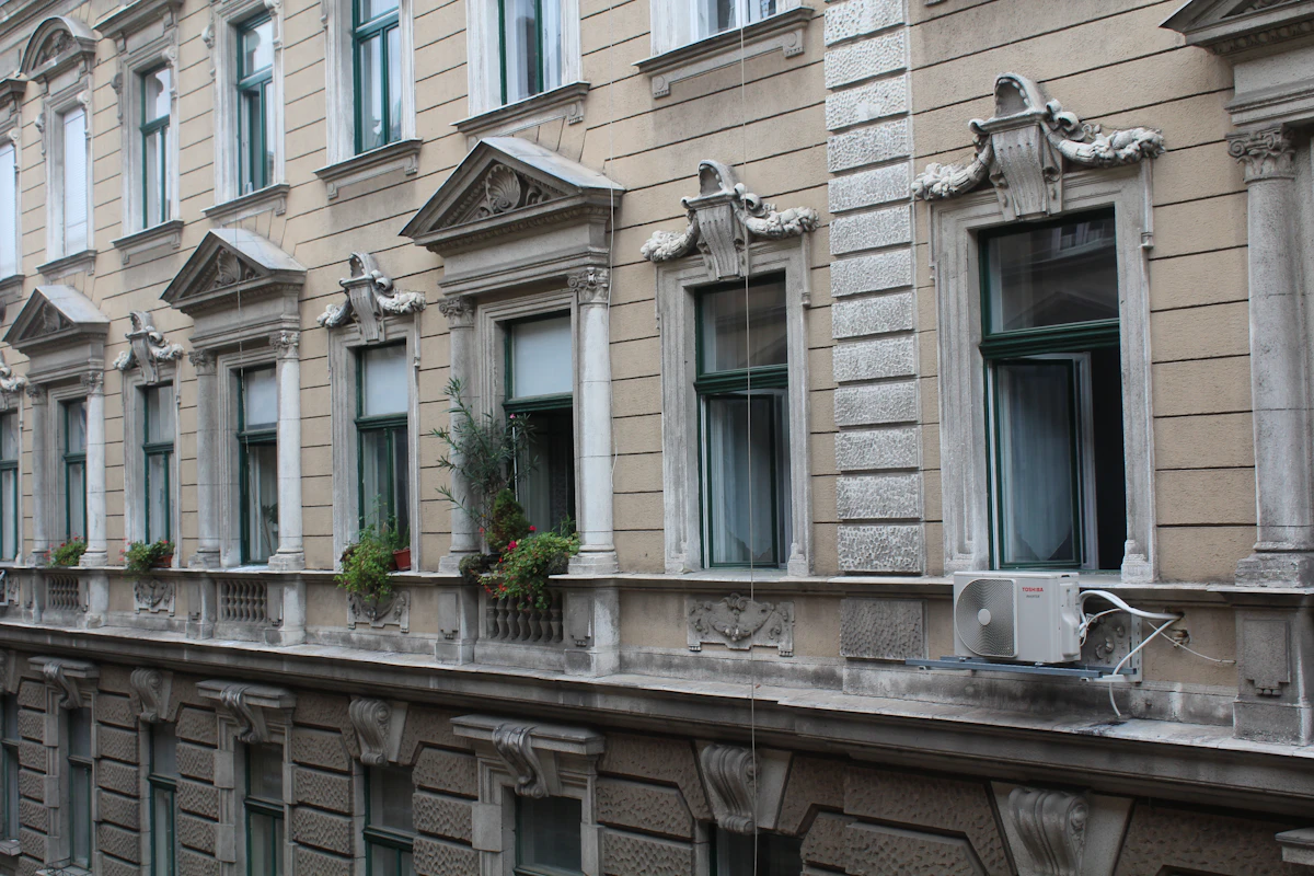 Replacement windows fitted along the same elevation