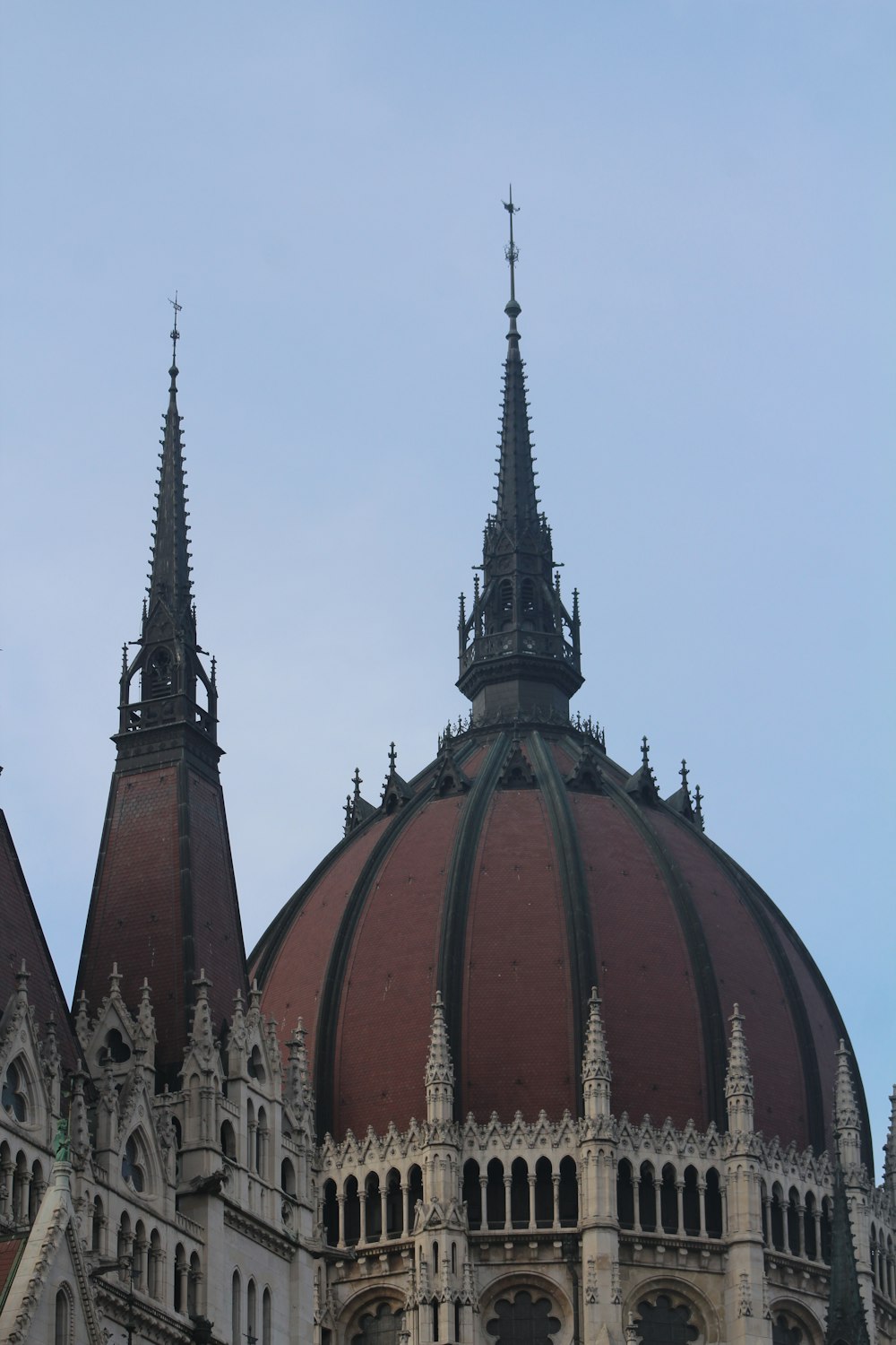 a large building with a clock on the top of it