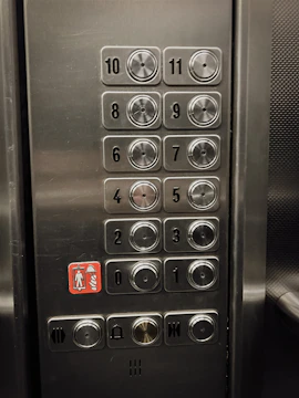 a close up of a machine with buttons on it