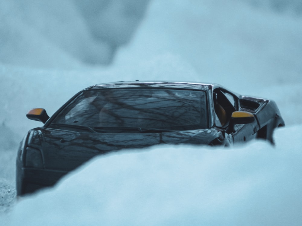 a car that is sitting in the snow
