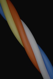 Close up multi-conductor cable, Professional installation provided by Altitude Network Solutions LLC