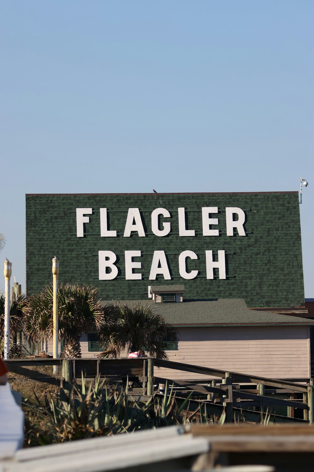 a large sign on the side of a building