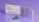 Two 3D-rendered browser-like interface windows are displayed against a purple background. One window features a search bar and several block elements below it. The other window shows a line graph with plotted points. A 3D logo in the form of a stylized 'B' is placed in front of them.