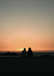 A peaceful sunset over a calm ocean, symbolizing connection.