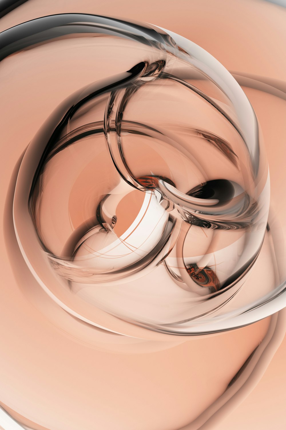 un'immagine generata al computer di un oggetto circolare