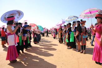 A vibrant community gathering at RT 05 RW 05 in Cirungkung village, showcasing local togetherness.