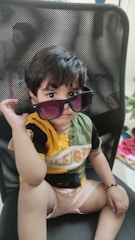 Children wearing vibrant, durable eyewear frames designed for comfort and safety.