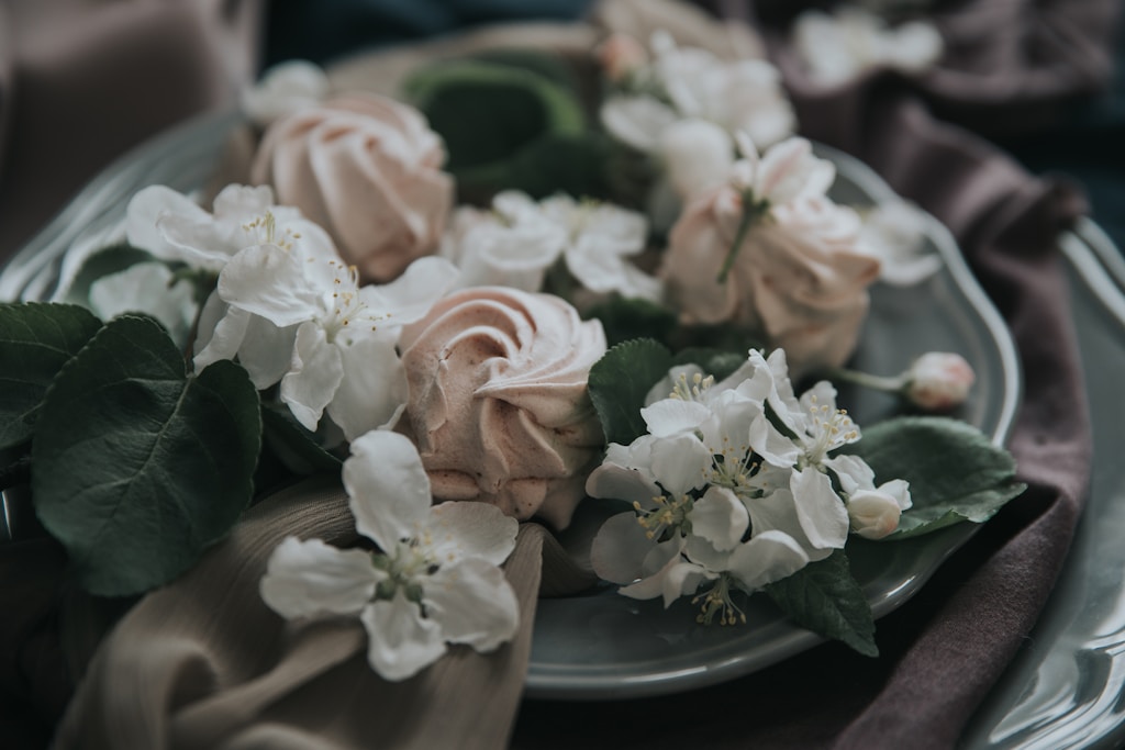 Ivory Rose Centerpiece