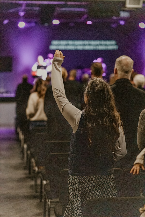 Women worshipping together