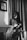a woman sitting in a chair in a room