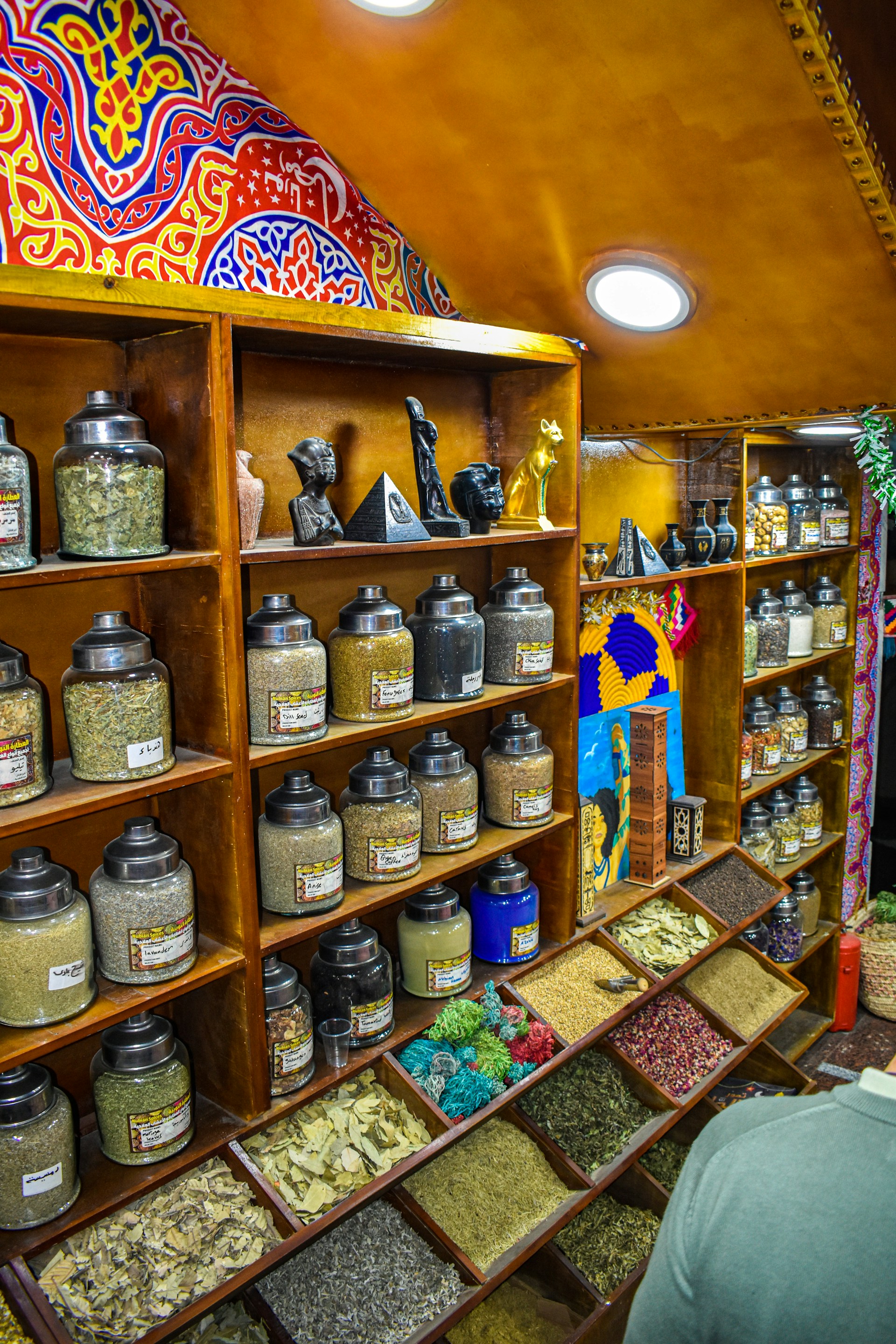 a store filled with lots of different types of spices