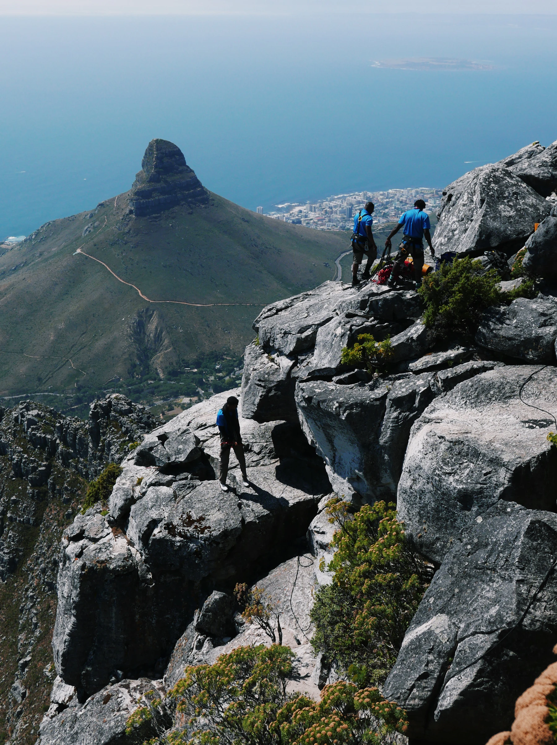 Visitors on Table Mountain