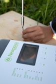 A technician demonstrating the use of gen pro tool.