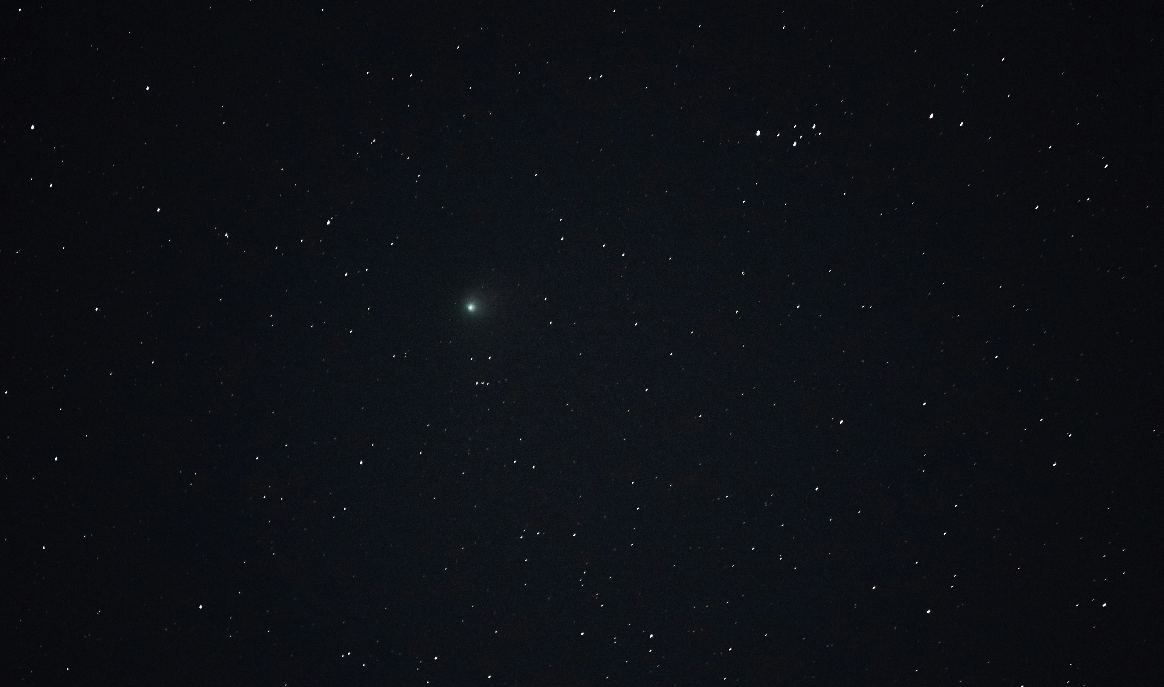 a bright star shines in the night sky