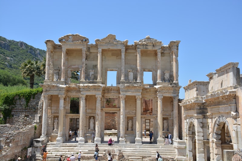 Ancient ruins of Ephesus Library of Celsus near Izmir
