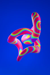 Abstract representation of topological loops affecting quantum phase shifts.