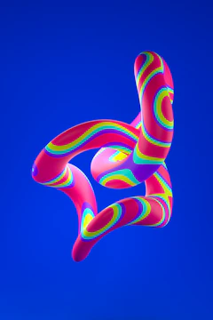 Abstract representation of topological loops affecting quantum phase shifts.