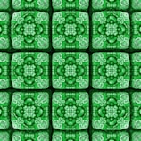 Preview of printable coloring pages with intricate patterns.