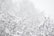a bush covered in snow next to a forest