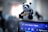 A cheerful panda mascot holding a digital tablet with colorful design assets on the screen.