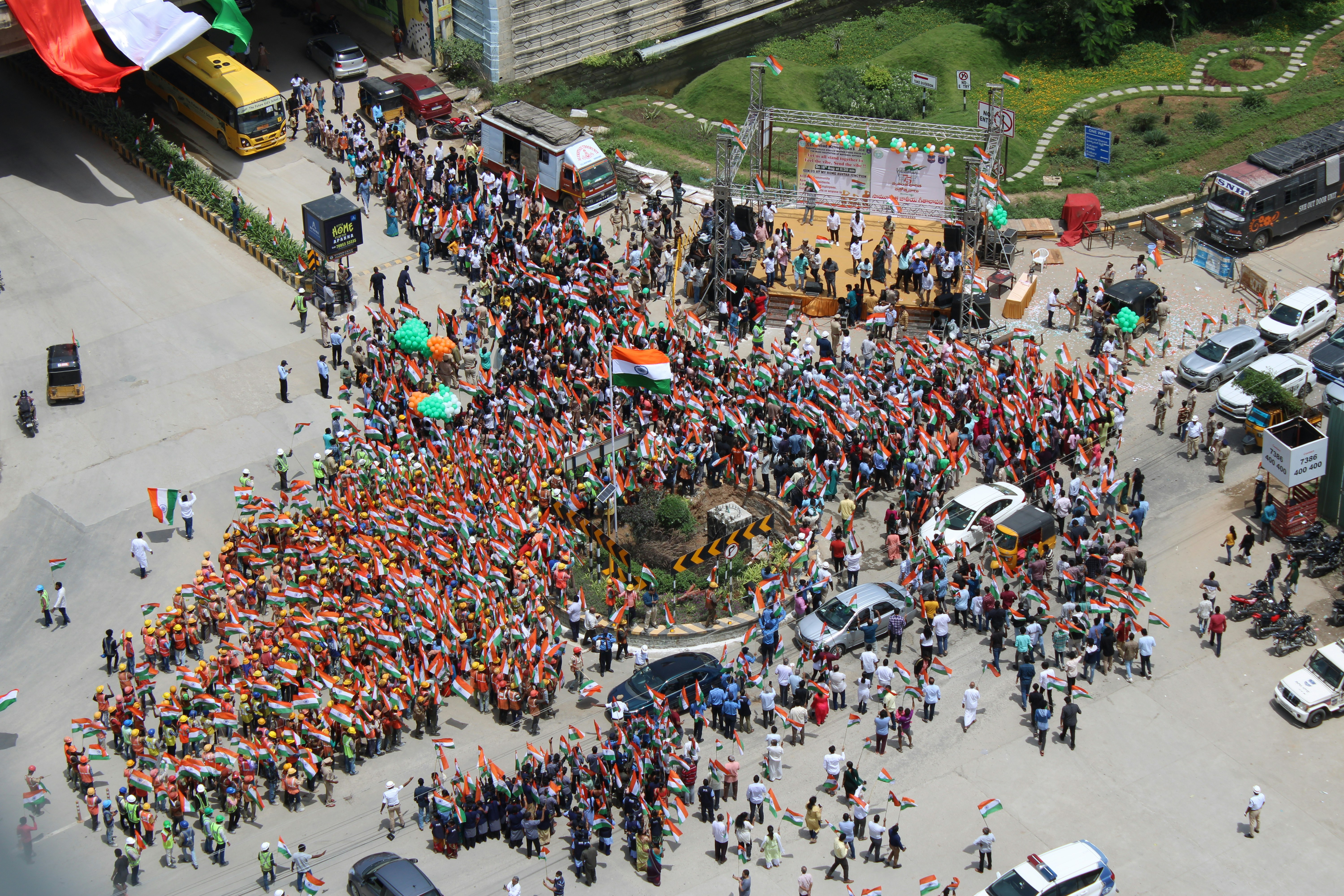 Community gathering representing unity and collective progress