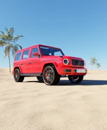 Spacious SUV parked near a beach, perfect for family trips.