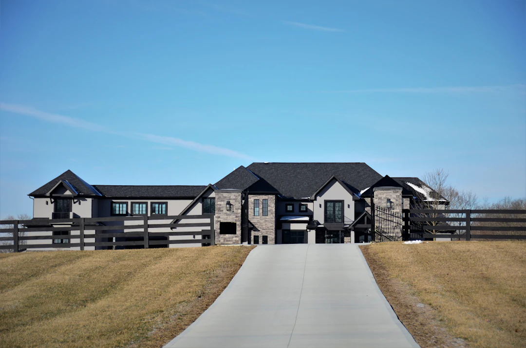 Home with a front walkway and lawn in a small-town North Carolina neighborhood