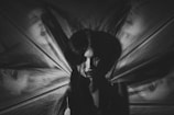 A stunning black and gray themed image showcasing influencer branding.