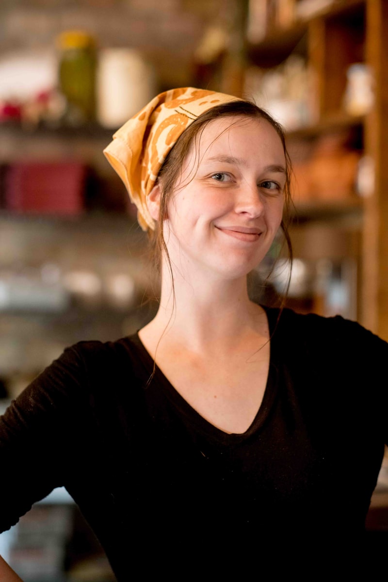 Head baker smiling in the bakery