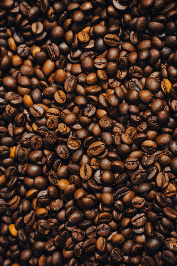Roasted coffee beans