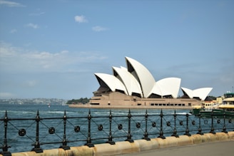 a view of the sydney opera house from across the water