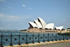 a view of the sydney opera house from across the water
