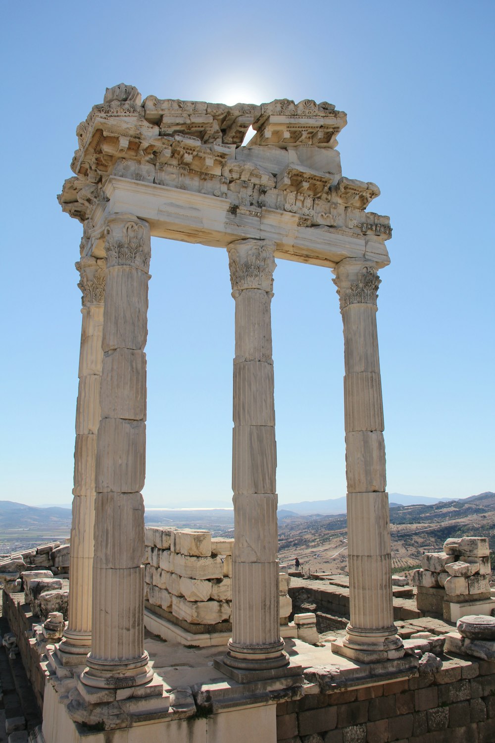 as ruínas da antiga cidade de Éfes