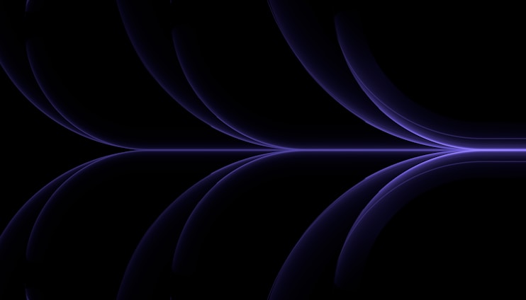 Abstract dark-themed digital network lines glowing softly in pastel sage accents.