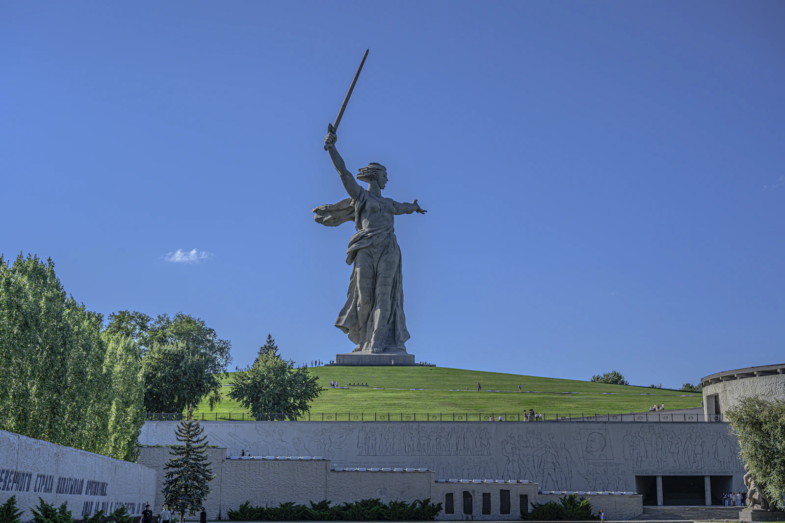 The Motherland Calls on Mamayev Kurgan — Volgograd, Russia