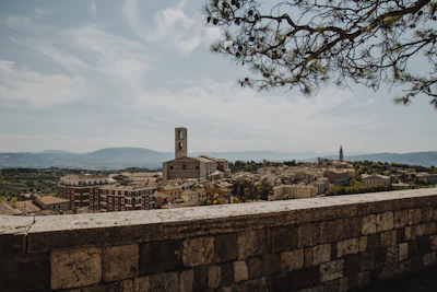 A scenic view of Medina del Campo from a nearby hiking trail.