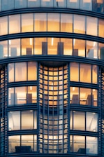 a very tall building with lots of windows