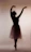 A silhouette of a dancer gracefully arching on a pole against a backdrop of deep red and gold lighting.