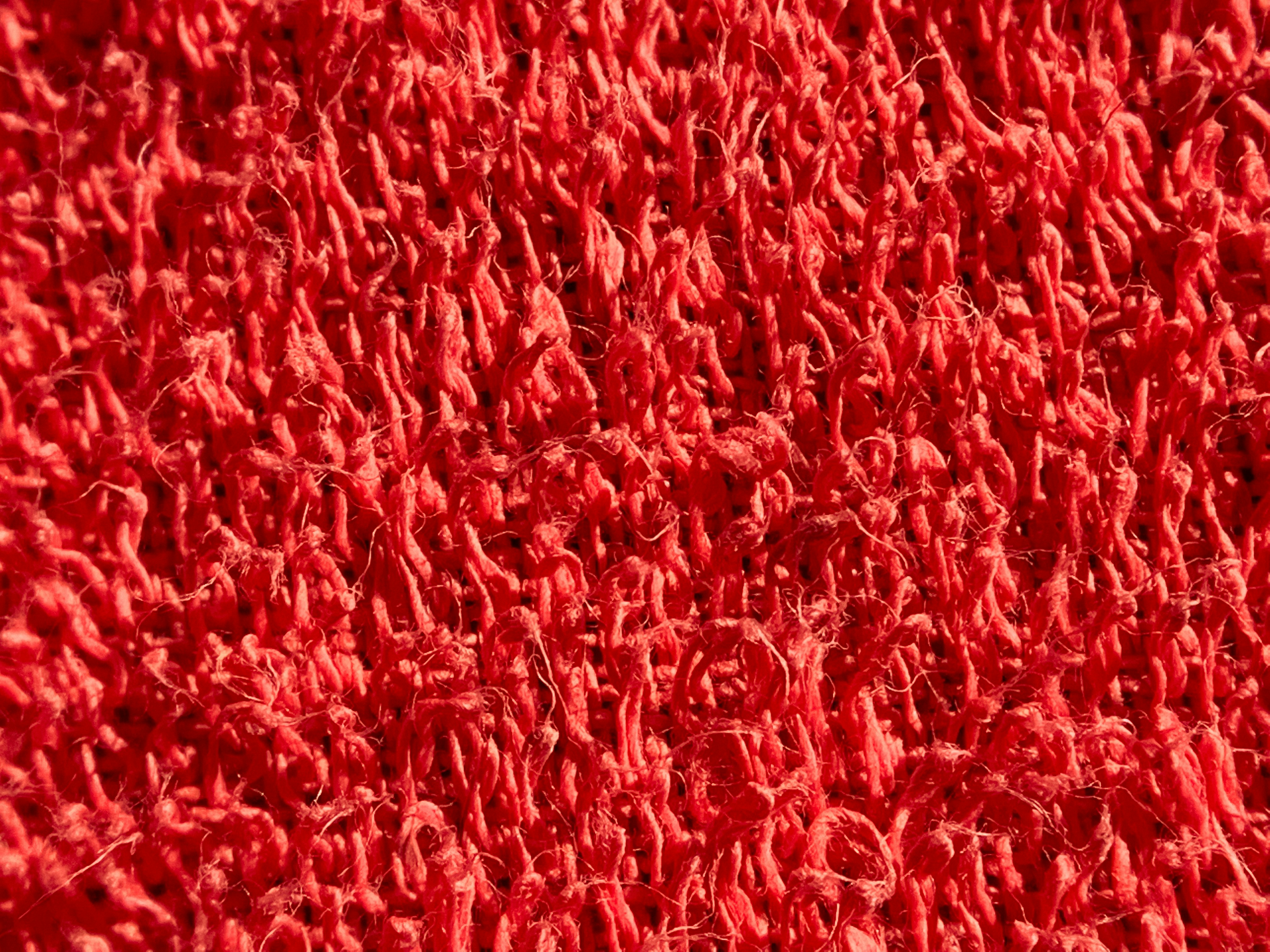 Red carpet texture close-up