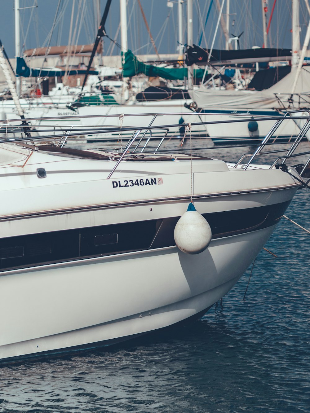 a bunch of boats that are sitting in the water