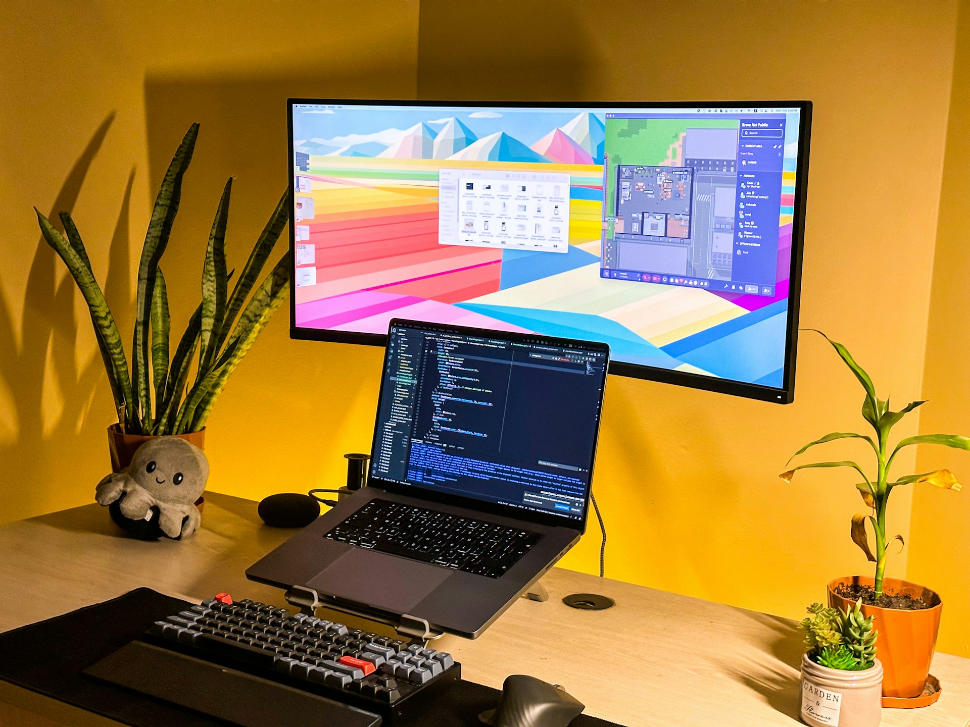 woman wearing yellow long-sleeved dress under white clouds and blue sky during daytime