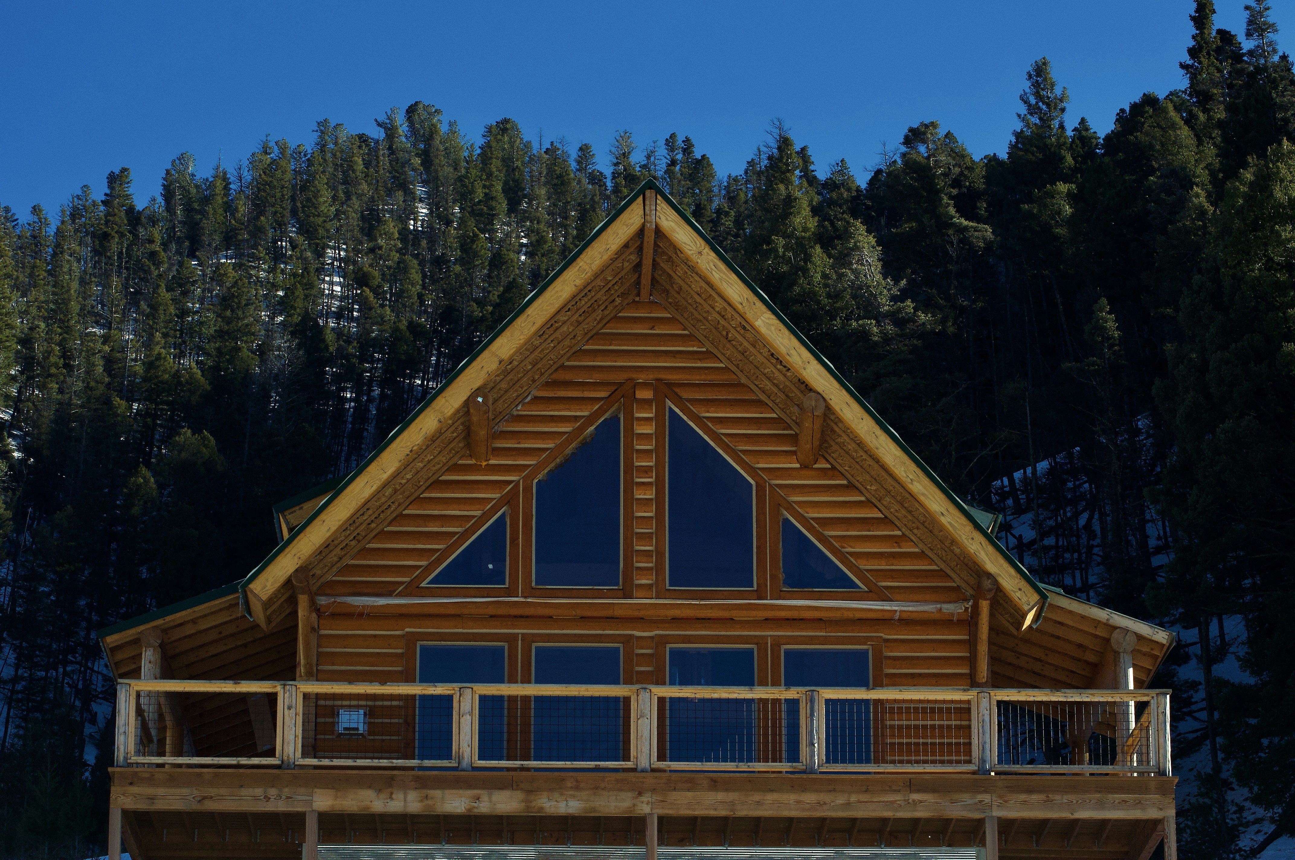 Traditional wooden cottage