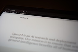 a close up of a computer screen with a message on it