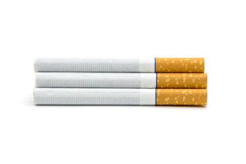 Three different colored rizz filter tobacco pouches arranged neatly on a clean white surface